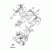 Схема узла: Масляный бак Yamaha DT125 DT125R