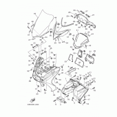 Схема узла: Облицовочные элементы Yamaha YP400