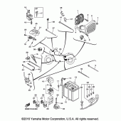 Схема вузла: Электрооборудование 2 Yamaha XVS1300 V-Star Tourer