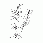 Схема вузла: Рульовий механізм Yamaha XVS250 Drag Star