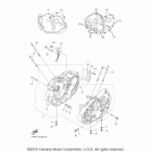 Схема вузла: Картер двигуна Yamaha XVS950 Bolt R-Spec