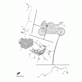 Схема вузла: Електроустаткування 3 Yamaha YZF-R6/ YZF600 R6