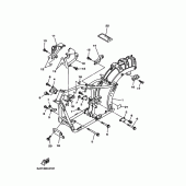Схема узла: Рама Yamaha XVS125 Drag Star