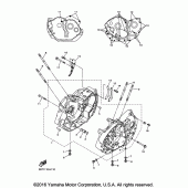 Схема вузла: Картер двигуна Yamaha XVS950 V-Star Tourer