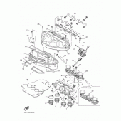 Схема узла: Впускная система Yamaha YZF-R6/ YZF600 R6