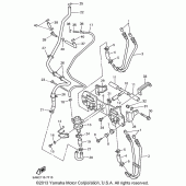 Схема вузла: Система індукції повітря (Rlc) Yamaha YZF600R Thundercat