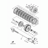 Схема узла: Сцепление Yamaha XTZ1200 Super Tenere ES