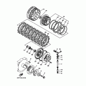 Схема узла: Сцепление Yamaha XV1700 Road Star