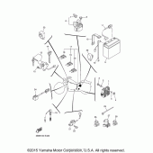 Схема узла: Электрооборудование (2) Yamaha XVS1100 V-Star Classic