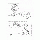 Схема вузла: Поворотники Yamaha XSR700/MTM690