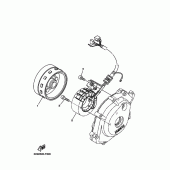 Схема узла: Генератор Yamaha YBR125