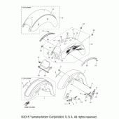 Схема узла: Крыло Yamaha XVS1100 V-Star Classic