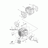 Схема вузла: Головка циліндра Yamaha TTR90 TT-R90