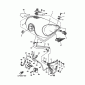 Схема узла: Топливный бак Yamaha XV1100 Virago Special