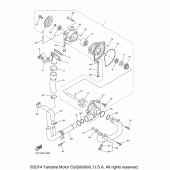 Схема вузла: Водяний насос Yamaha FZ1 FZ1