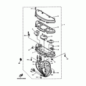 Схема узла: Приборная панель 2 (5CG2,4) Yamaha YP250 Majesty