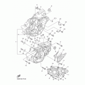 Схема вузла: Картер двигуна Yamaha YZ250 YZ250F