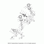 Схема узла: Коленчатый вал и Поршень Yamaha YZF-R3