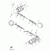 Схема узла: Поворотники Yamaha VMX12 V-MAX