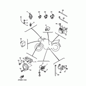 Схема вузла: Електроустаткування 2 Yamaha TDM850
