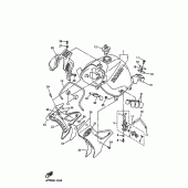 Схема узла: Топливный бак Yamaha XT600 XT600