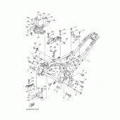 Схема вузла: Рама Yamaha MT07/MTT690 MT-07