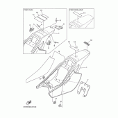 Схема вузла: Бічна кришка Yamaha TTR90 TT-R90