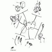 Схема узла: Электрическое оборудование 2 Yamaha XTZ660 Tenere
