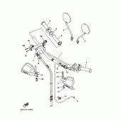Схема вузла: Гвідон. кабель Yamaha TT250R TT-R