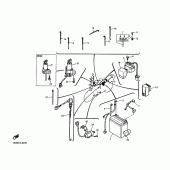 Схема узла: Электрическое оборудование2 Yamaha XJR1200