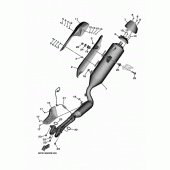 Схема вузла: Вихлопна система Yamaha XP530 T-MAX DX