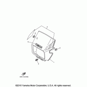 Схема узла: Облицовочные элементы 1 Yamaha TW200