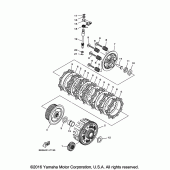 Схема вузла: Зчеплення Yamaha YZF-R3