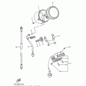 Схема узла: Панель приборов Yamaha XV535 Virago
