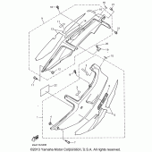 Схема вузла: Бічна кришка Yamaha YZF600R Thundercat