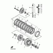 Схема вузла: Зчеплення Yamaha FZS1000 FZ1