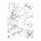 Схема вузла: Облицювальні елементи 1 Yamaha XJ6 Diversion F