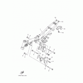Схема вузла: Рама Yamaha TTR50 TT-R50