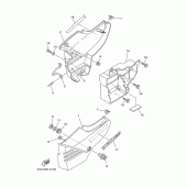 Схема вузла: Боковая крышка Yamaha YBR125