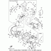 Схема узла: Впускная система Yamaha XV1600 Midnight Star