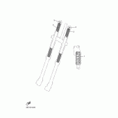 Схема вузла: Опція (CHASSIS) Yamaha WR400F