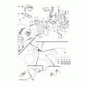 Схема узла: Электрооборудование 1 Yamaha WR125 WR125X