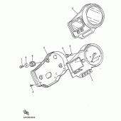 Схема вузла: Панель приладів Yamaha YZF-R1 R1
