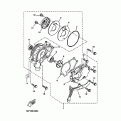 Схема узла: Водяной насос Yamaha YZF-R125