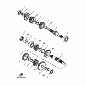 Схема узла: Трансмиссия Yamaha XV1700 Road Star Warrior