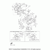 Схема вузла: Облицювальні елементи (2) Yamaha YZF600R Thundercat