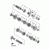 Схема узла: Трансмиссия Yamaha YZ450F YZ450F