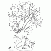 Схема вузла: Крило Yamaha XJ900 Diversion