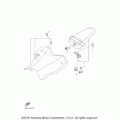 Схема узла: Сиденье Yamaha YZF-R1 R1S Limited Edition