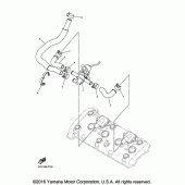 Схема узла: Система индукции воздуха Yamaha YZF-R1 R1S Limited Edition